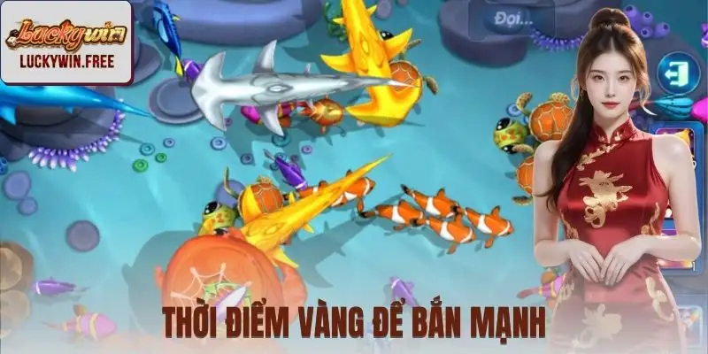 Giai đoạn cuối của bắn cá vàng thường xuất hiện cá lớn